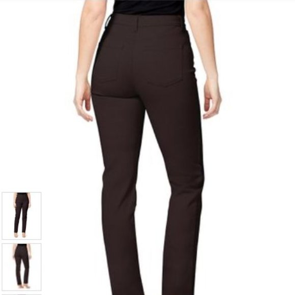 Gloria Vanderbilt Pants - Gloria Vanderbilt | Coffee Roast Amanda Straight-Leg Pants